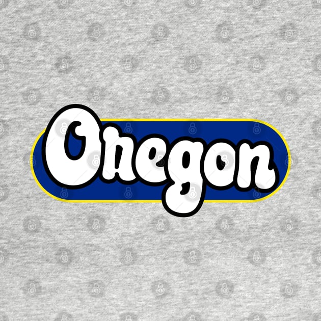 Oregon State Capsule Flag by Mumgle